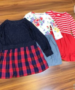 Dam Gap Kid Than Cotton Phoi Chan Vay